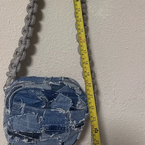 KARA Denim Crystal Strap Cobra Bag💎🥶 - Picture 12 of 17